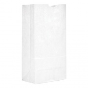 General Grocery Paper Bags, 40 lbs Capacity, #20, 8.25"w x 5.94"d x 16.13"h, White, 500 Bags (GW20500)