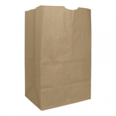 General Grocery Paper Bags, 57 lbs Capacity, #20 Squat, 8.25"w x 5.94"d x 13.38"h, Kraft, 500 Bags (GX2060S)