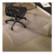 ES Robbins EverLife Chair Mats for Medium Pile Carpet With Lip, 36 x 48, Clear (122073)