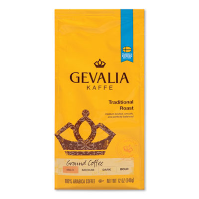Gevalia COFFEE, TRADITIONAL ROAST, GROUND, 12 OZ BAG (1667736)