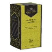 Harney & Sons PREMIUM TEA, TROPICAL GREEN TEA, INDIVIDUALLY WRAPPED TEA BAGS, 20/BOX (24380976)