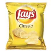 Lay's Regular Potato Chips, 1.5 oz Bag, 64/Carton (FRI44359)