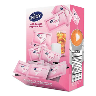 N'Joy PINK SACCHARIN ARTIFICIAL SWEETENER PACKETS, 0.04 OZ PACKET, 400 PACKETS/BOX (41679)