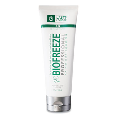 BIOFREEZE FAST ACTING MENTHOL PAIN RELIEF TOPICAL ANALGESIC, GREEN GEL, 4 OZ TUBE (540936)