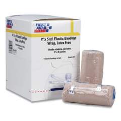 First Aid Only REUSABLE ELASTIC BANDAGE WRAP, 4" X 15 FT, 9/BOX (71325)