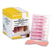 First Aid Only Heavy Woven Adhesive Bandages, Fingertip, 1.75 x 3, 25/Box (G163)