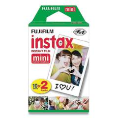 Fujifilm INSTAX MINI FILM, 800 ASA, COLOR, 20 SHEETS (275745)
