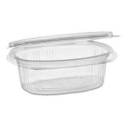 Pactiv EARTHCHOICE PET HINGED LID DELI CONTAINER, 12 OZ, 4.92 X 5.87 X 1.89, 12 OZ, 1-COMPARTMENT, CLEAR, 200/CARTON (0CA91012)