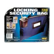 MMF Seven-Pin Security/night Deposit Bag W/2 Keys, Nylon, 8 1/2 X 11, Navy (233110808)
