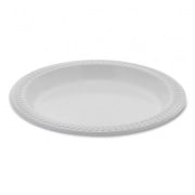 Pactiv Evergreen Meadoware OPS Dinnerware, Plate, 6" dia, White, 1,000/Carton (YMI6)