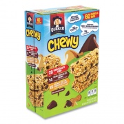 Quaker Granola Bars, Chewy Chocolate Chip, 0.84 oz Bar, 60 Bars/Box, Delivered in 1-4 Business Days (22000434)