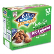 Blue Diamond Whole Natural Almonds On-the-Go, 0.63 oz Pouch, 32 Pouches/Carton, Delivered in 1-4 Business Days (22000512)