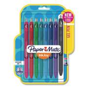Paper Mate InkJoy Gel Pen, Retractable, Fine 0.5 mm, Assorted Ink and Barrel Colors, 8/Pack (1968614)