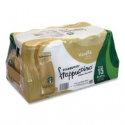 Starbucks Frappuccino Coffee, 9.5 oz Bottle, Vanilla, 15/Pack, Delivered in 1-4 Business Days (90000050)