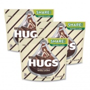 Hershey's HUGS Candy, Milk Chocolate with White Creme, 1.6 oz Bag, 3 Bags/Pack, Delivered in 1-4 Business Days (24600404)