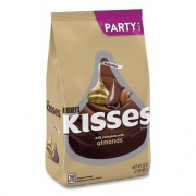 Hershey's KISSES Milk Chocolate with Almonds, Party Pack, 32 oz Bag, Delivered in 1-4 Business Days (24600418)