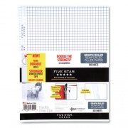 Five Star REINFORCED FILLER PAPER, 3-HOLE, 8.5 X 11, GRAPH RULED, 100/PACK (943682)