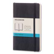 Moleskine CLASSIC SOFTCOVER NOTEBOOK, 1 SUBJECT, DOTTED RULE, BLACK COVER, 5.5 X 3.5 (2639136)