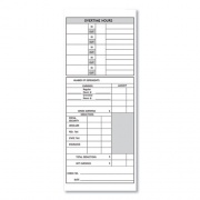 Pyramid Technologies TIME CARDS FOR MODELS 1000, 2000 TIME CLOCKS, WEEKLY, TWO SIDED, 3.5 X 9, 100/PACK (600966)