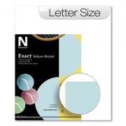 Neenah EXACT VELLUM BRISTOL COVER STOCK, 67LB, 8.5 X 11, BLUE, 250/PACK (457784)