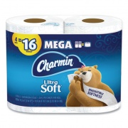 Charmin Ultra Soft Bathroom Tissue, Septic Safe, 2-Ply, White, 4 x 3.92, 244 Sheets/Roll, 4 Rolls/Pack (01517PK)