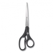 Westcott KleenEarth Basic Plastic Handle Scissors, 9" Long, 4.25" Cut Length, Black Straight Handle (15586)