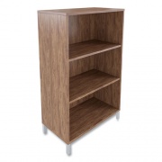 Union & Scale Essentials Laminate Bookcase, Three-Shelf, 28 x 15 x 45.6, Espresso (24398960)