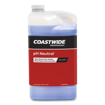 Coastwide Professional pH Neutral Daily Floor Cleaner Concentrate for ExpressMix Systems, Strawberry Scent, 110 oz Bottle, 2/Carton (24321400)