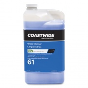 Coastwide Professional Glass Cleaner 61 Eco-ID Ammonia-Free Concentrate for ExpressMix Systems, Unscented, 110 oz Bottle, 2/Carton (24323031)