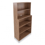 Union & Scale Essentials Laminate Bookcase, Five-Shelf, 35.8 x 14.9 x 72, Espresso (24398972)