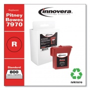 Innovera Compatible Red Postage Meter Ink, Replacement for 797-0 (7970), 800 Page-Yield