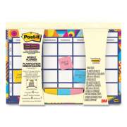 WEEKLY PLANNER WITH POST-IT SUPER STICKY NOTES, 18 X 12, UNDATED (675020)