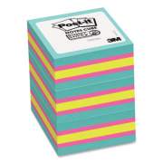 Post-it Notes Super Sticky NOTES CUBE, 3 X 3, BRIGHT BLUE, BRIGHT GREEN, BRIGHT PINK, 360 SHEETS/CUBE, 3 CUBES/PACK (24339105)