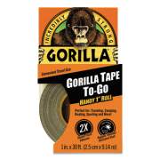 Gorilla Glue GORILLA TAPE, 1.5" CORE, 1" X 10 YDS, BLACK (6100104)