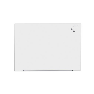 Universal Frameless Magnetic Glass Marker Board, 48" x 36", White (43203)