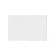 Universal Frameless Magnetic Glass Marker Board, 72" x 48", White (43204)