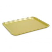 Pactiv Evergreen Supermarket Trays, #2, 8.38 x 5.88 x 1.21, Yellow, 500/Carton (51P302)