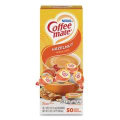 Coffee-mate LIQUID COFFEE CREAMER, HAZELNUT, 0.38 OZ MINI CUPS, 50/BOX, 4 BOXES/CARTON, 130 CARTONS/PALLET, 26,000 TOTAL/PALLET (35180PLT)