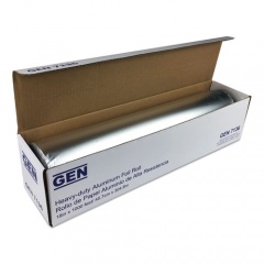 GEN Heavy-Duty Aluminum Foil Roll, 18" x 1,000 ft (7136)