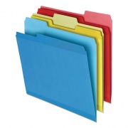 Pendaflex Poly Reinforced File Folder, 1/3-Cut Tabs: Assorted, Letter Size, Assorted Colors, 24/Pack (86213)