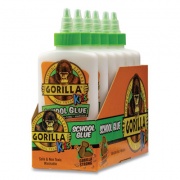 Gorilla School Glue Liquid, 4 oz, Dries Clear, 6/Pack (2754208PK)