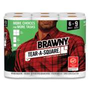 Brawny 44276 Tear-A-Square Perforated Kitchen Roll Towels