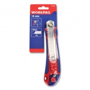 Workpro Plastic Snap-Off Knife, 18 mm, 5 Self-Loading Blades (W012008WE)