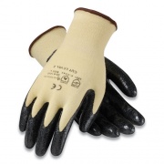 G-Tek KEV Seamless Knit Kevlar Gloves, X-Large, Yellow/Black, 12 Pairs (09K1450XL)