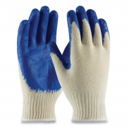 PIP Seamless Knit Cotton/Polyester Gloves, Regular Grade, Small, White/Blue, 12 Pairs (39C122S)