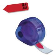 Redi-Tag SIGN HERE PAGE FLAGS IN DISPENSER, 0.56" WIDE, RED, 120/ROLL, 2 ROLLS/PACK (420874)