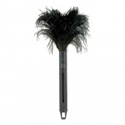 O'Dell Pop Top Feather Duster, Ostrich, 9" to 14" Handle, Black (RET14UNS91)