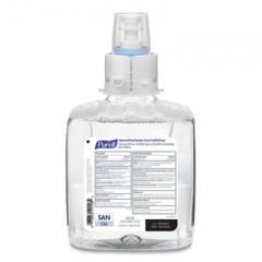 PURELL Green Certified Advanced Refreshing Foam Hand Sanitizer, For CS6, 1,200 mL, Fragrance-Free, 2/Carton (655102CT)