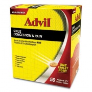 Advil BXAVSCP50 Sinus Congestion & Pain