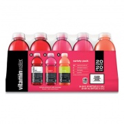 vitaminwater Nutrient Enhanced Water Beverage, Variety Pack, 20 oz Bottle, 20/Pack, Delivered in 1-4 Business Days (22001103)